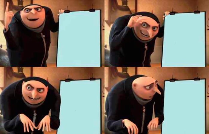 Gru's Plan meme about Geek Tropical