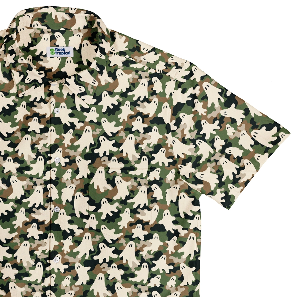 Ghost US Army You Cant See Me Button Up Shirt